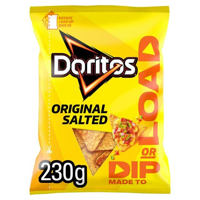 Doritos Dip or Load Salted Tortilla Chips Sharing Crisps 230g - gallery image 1