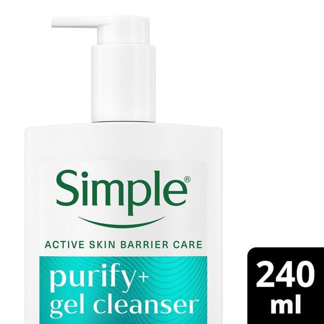 Simple Gel Facial Cleanser Purify+ 240ml - gallery image 2