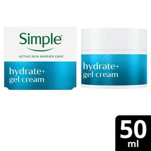 Simple Facial Moisturiser Hydrate+ 50ml