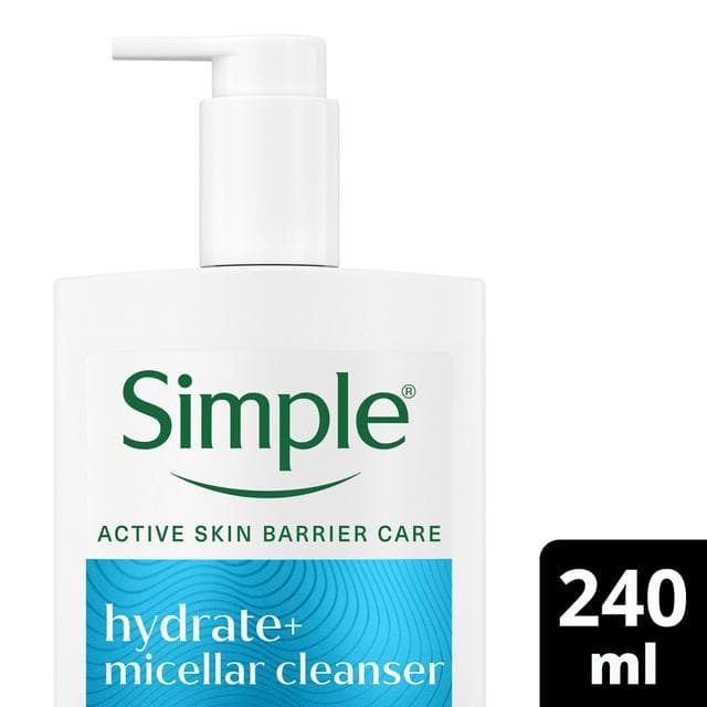 Simple Micellar Facial Cleanser Hydrate+ 240ml - gallery image 2