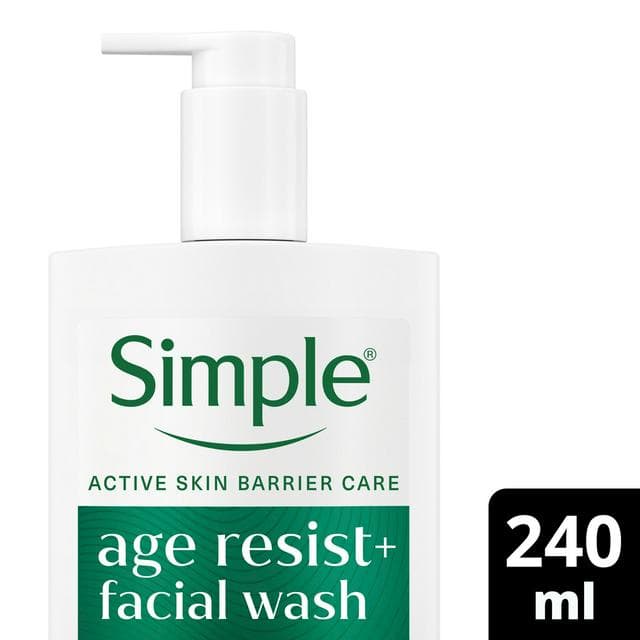 Simple Facial Cleanser Age Resist+ 240ml - gallery image 1