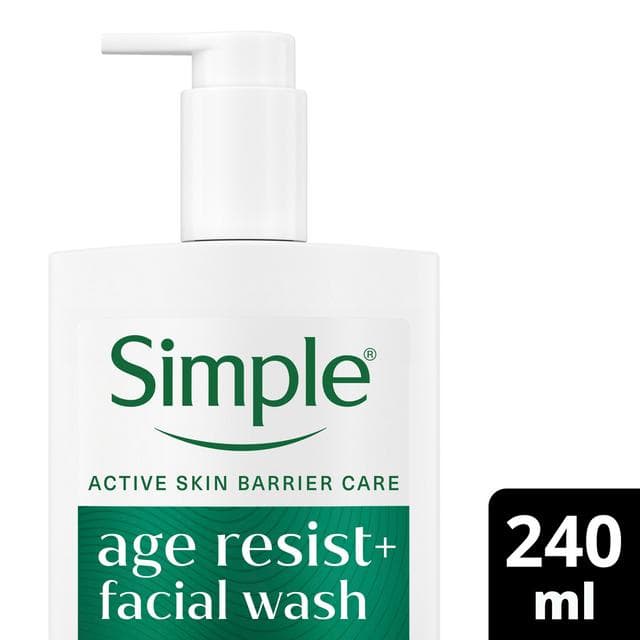 Simple Facial Cleanser Age Resist+ 240ml - gallery image 2