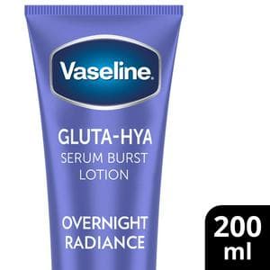 Vaseline Gluta Hya Overnight Radiance Serum Burst Body Lotion Moisturiser 200ml