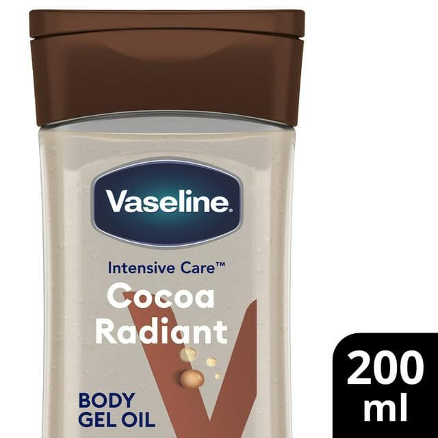 Vaseline Intensive Care Body Oil Cocoa Radiant 200ml - gallery image 1