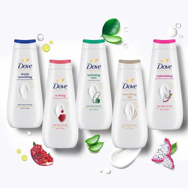 Dove Advanced Care Body Wash Replenishing 400ml - gallery image 4