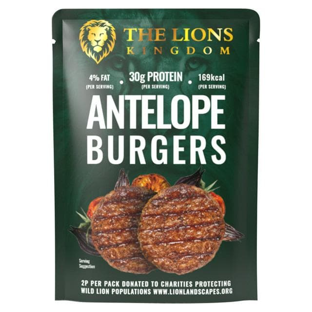 The Lions Kingdom Antelope Burgers 240g - gallery image 1