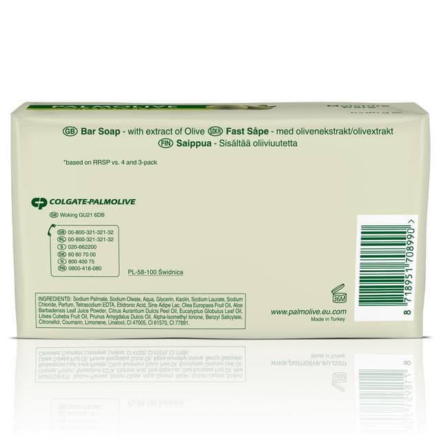 Palmolive Naturals Moisture with Olive Bar Soap Value Pack x6 - gallery image 2