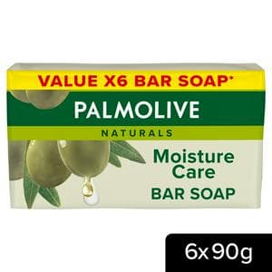 Palmolive Naturals Moisture with Olive Bar Soap Value Pack x6