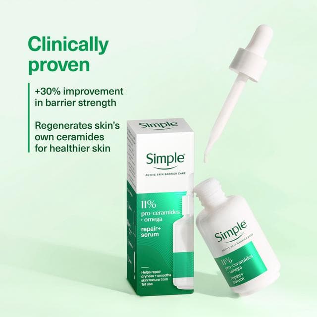 Simple 30ml Repair+ 11% Pro Ceramides + Omega Serum - gallery image 4