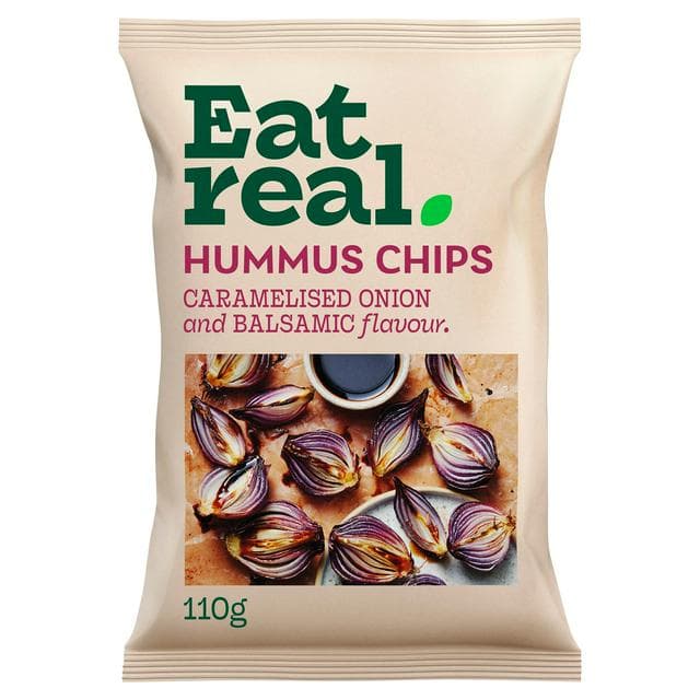 Eat Real Hummus Chips Caramelised Onion - gallery image 1