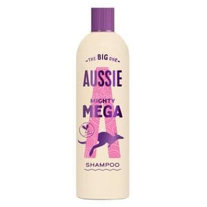 Aussie Mighty Mega Shampoo Gently Cleansing Shampoo for Soft & Shiny Hair 400ml