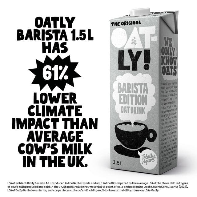 Oatly Oat Drink Multipack, Barista Edition 3 x 1.5L - gallery image 4