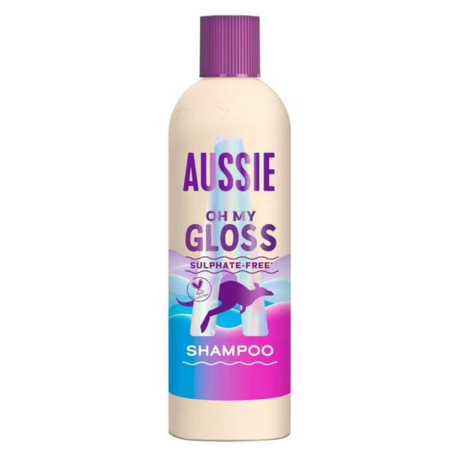 Aussie Oh My Gloss Shampoo Deeply Moisturises Dry & Dull Hair Sulphate Free 300ml - gallery image 1