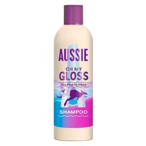Aussie Oh My Gloss Shampoo Deeply Moisturises Dry & Dull Hair Sulphate Free 300ml