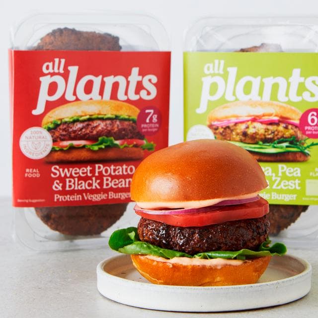 Plants Sweet Potato, Black Bean & Chipotle Protein Veggie Burger 180g - gallery image 2