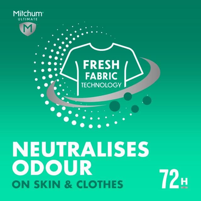 Mitchum 250ml Men Ultimate Active Ocean Antiperspirant Deodorant Spray - gallery image 6