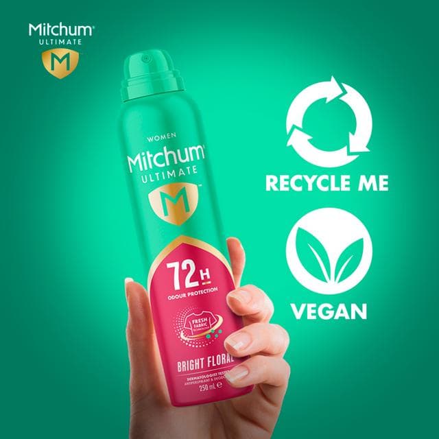 Mitchum Women Ultimate Bright Floral Antiperspirant & Deodorant 250ml - gallery image 4