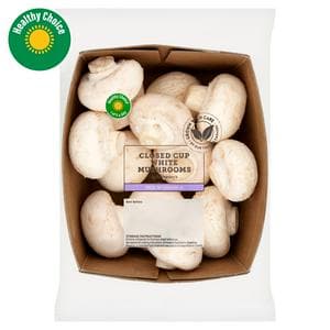 Sainsbury's Closed Cup Mushrooms Vitamin D 400g