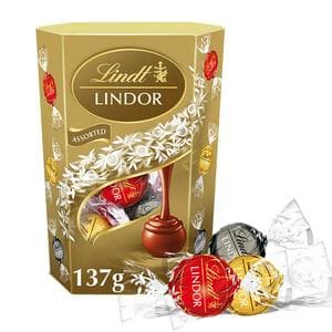 Lindt Lindor Assorted Chocolate Truffles Box 137g