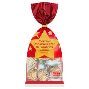 Sainsbury's 150g Chocolate Christmas Tree Decorations