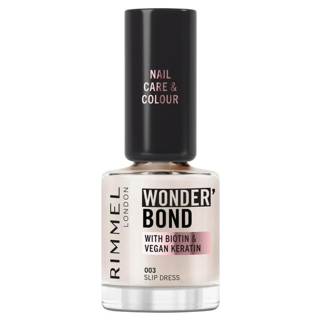 Rimmel Wonder Bond Care + Color Nail Polish 003 Slip Dress 12ml - gallery image 1