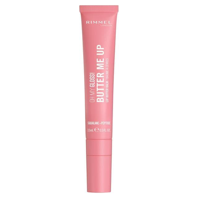 Rimmel London Oh My Gloss Butter Me Up Lip Butter Balm 003 Bubble Gum 15ml - gallery image 1