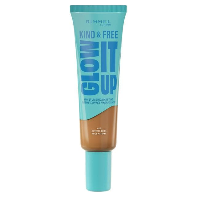 Rimmel London Kind & Free Glow It Up Moisturising Skin Tint 400 Natural Beige 30ml - gallery image 1