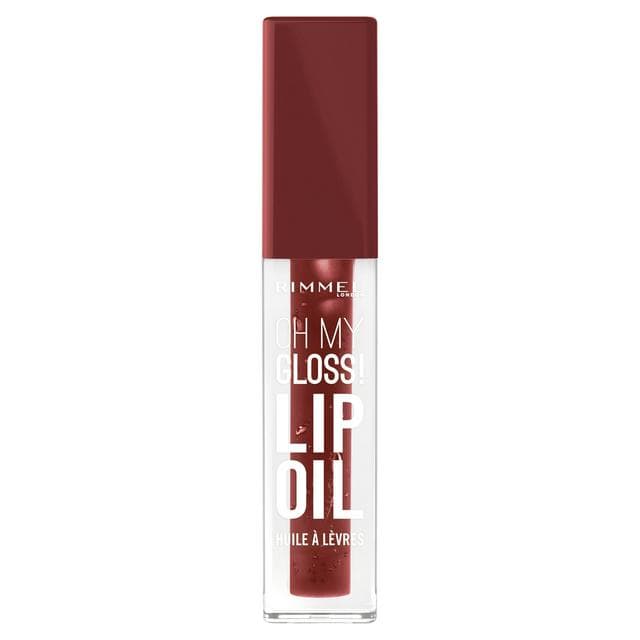Rimmel London Oh My Gloss Lip Oil 008 Deep Cherry 4.5ml - gallery image 1