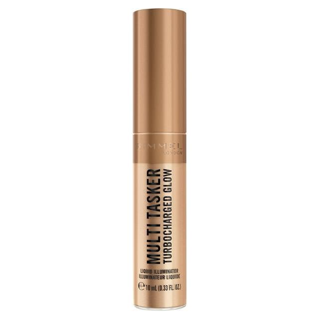 Rimmel London Multi Tasker Turbocharged Glow Liquid Illuminator 008 It's Giving Bronze 10ml - gallery image 1