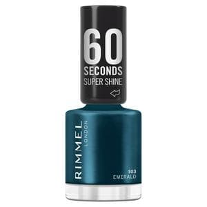 Rimmel 60 Seconds Super Shine Nail Polish 103 Emerald 8ml