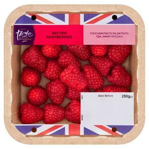 Sainsbury's 250g British Raspberries, Taste the Difference