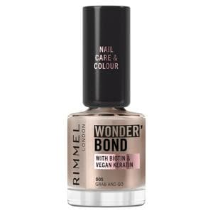 Rimmel Wonder Bond Care + Color Nail Polish 005 Grab & Go 12ml