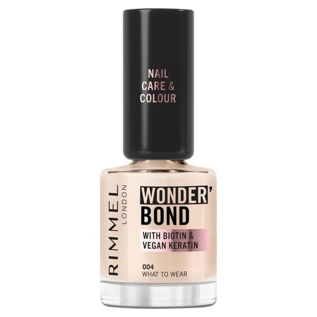 Rimmel Wonder Bond Care + Color Nail Polish 004 What to Wear 12ml - gallery image 1
