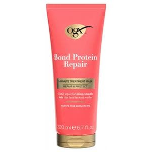 Ogx 200ml Bond Protein Repair 1 Minute Treatment Hair Mask