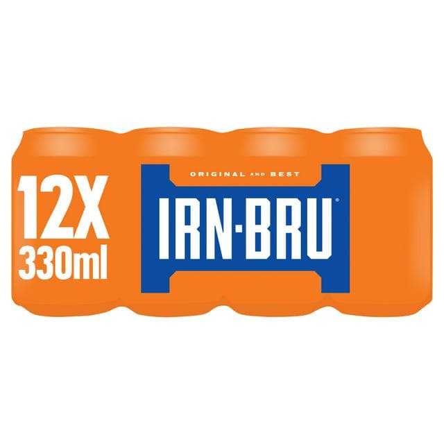 Irn-Bru Soft Drink Cans 12 x 330ml - gallery image 1