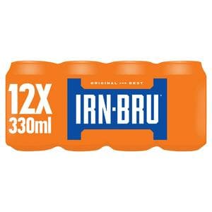 Irn-Bru Soft Drink Cans 12 x 330ml