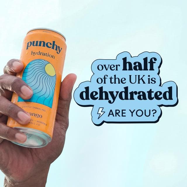 Punchy Hydration 4 x 330ml Mango Electrolyte Drinks - gallery image 3
