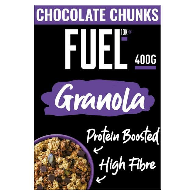 FUEL10K Chocolate Chunks Protein Granola Breakfast Cereal 400g - gallery image 1