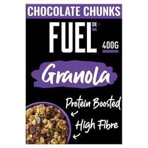 FUEL10K Chocolate Chunks Protein Granola Breakfast Cereal 400g