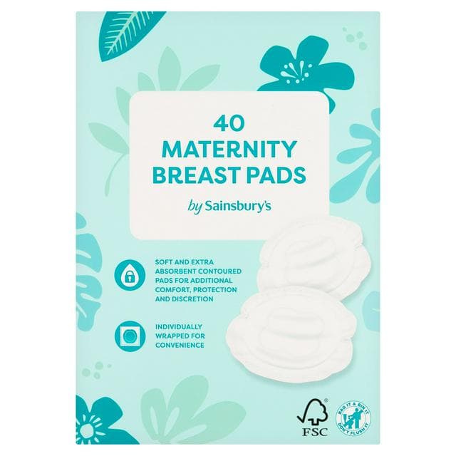 Sainsbury's 40 Maternity Breast Pads - gallery image 1