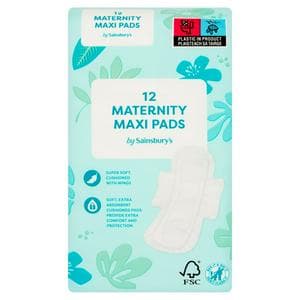 Sainsbury's 12 Maternity Towels
