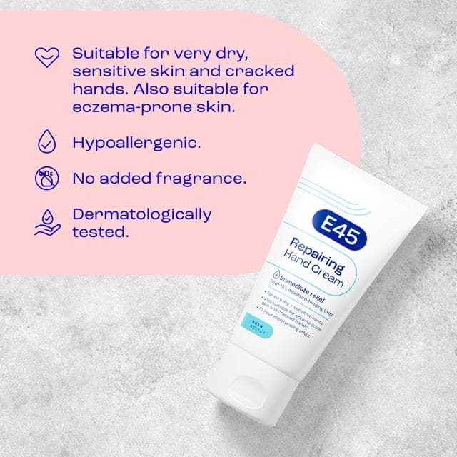 E45 Repairing Hand Cream 50ml - gallery image 2