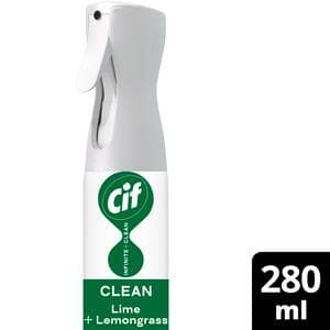 Cif Infinite Clean All in One Cleaner Spray Lime & Lemongrass 280ml