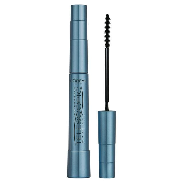 L'Oréal Paris Telescopic Waterproof Mascara Dramatic Lash Length Smudge Resistant Black - gallery image 1