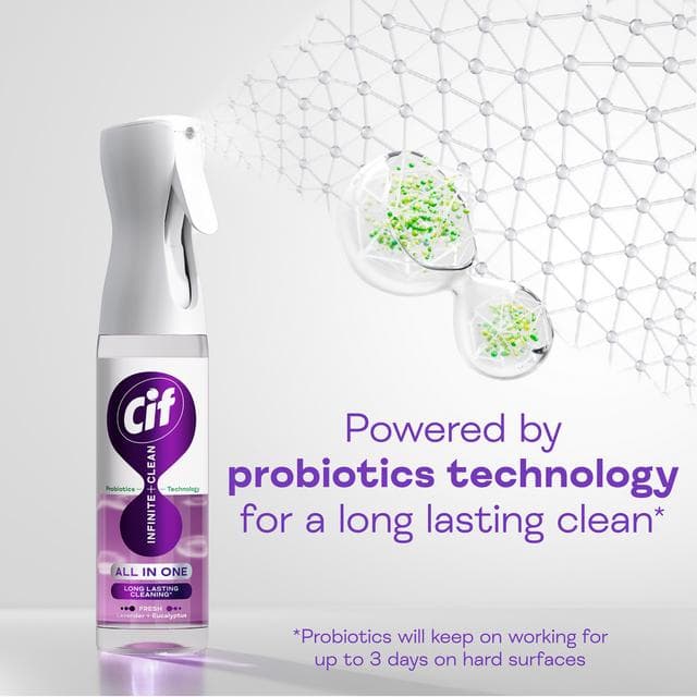 Cif Infinite Clean All in One Cleaner Reload Lavender & Eucalyptus 280ml - gallery image 4