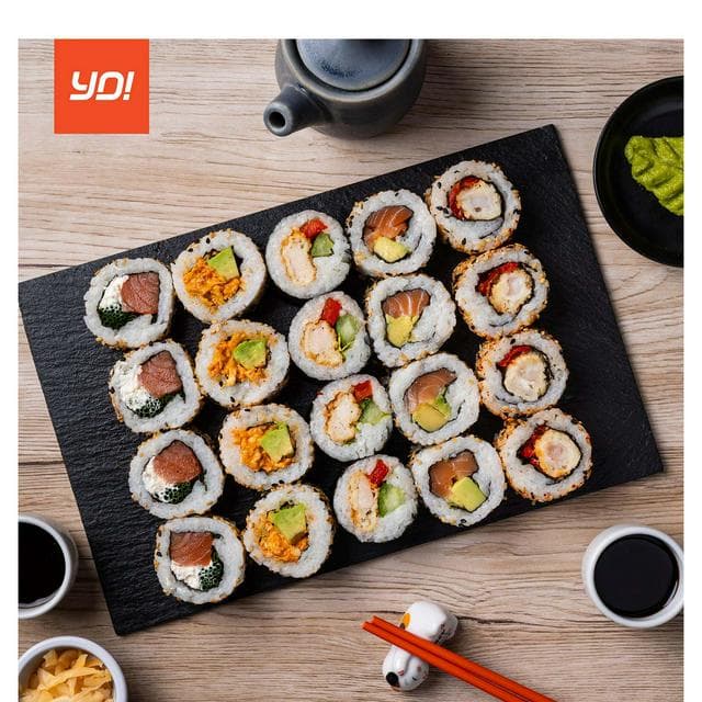 YO! 20 Pieces Sushi Mixed Rolls Sharer - gallery image 1