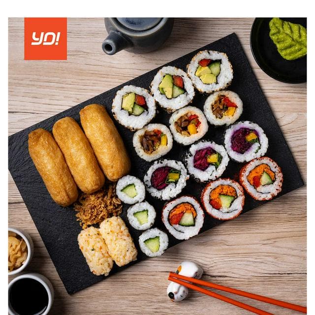 YO! 20 Pieces Sushi Veggie Favourites Platter - gallery image 1
