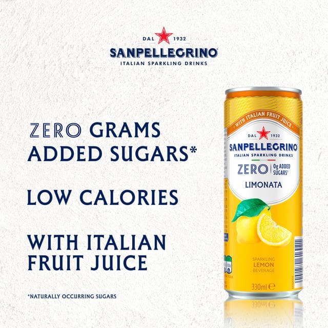 San Pellegrino Zero Lemon 4 x 330ml - gallery image 2