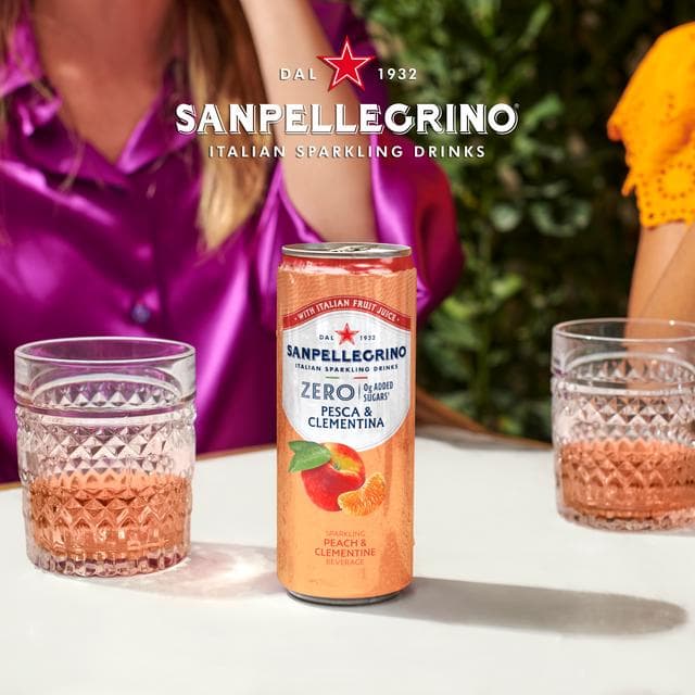 San Pellegrino Zero Peach & Clementine 4 x 330ml - gallery image 4