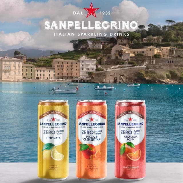 San Pellegrino Zero Peach & Clementine 4 x 330ml - gallery image 5
